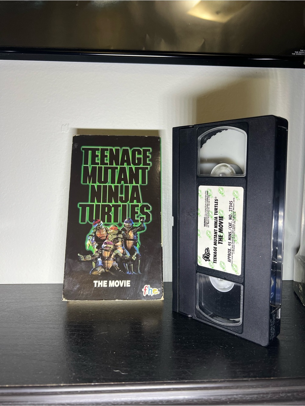 Vintage 1990 VHS Teenage Mutant Ninja Turtles The Movie TMNT FHE Tape